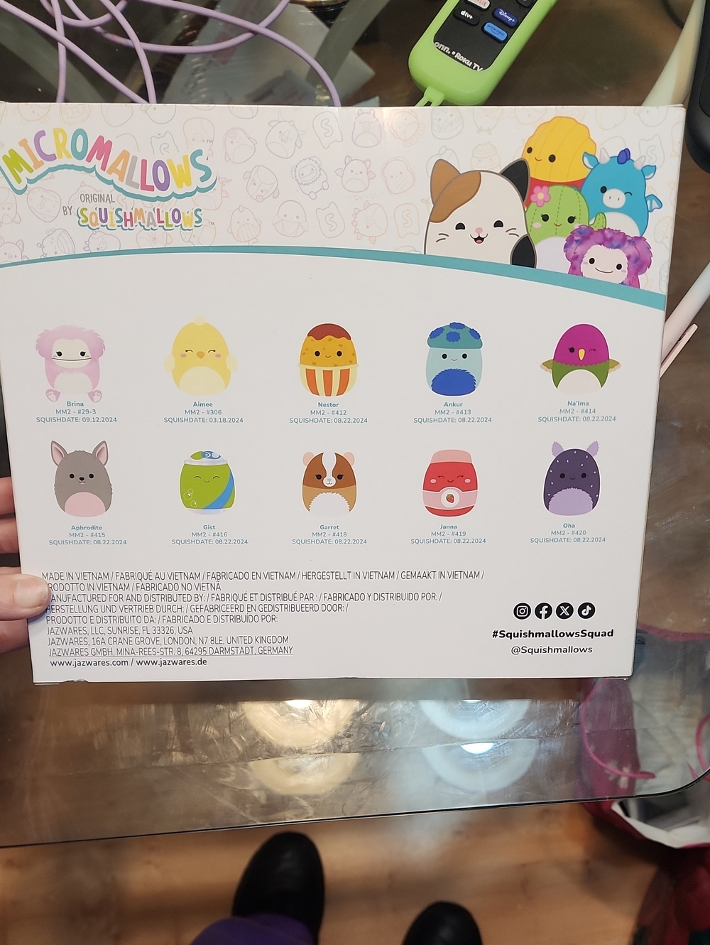 Squishmallows Micromallows Rainbow Pastel Logo Box Brand New Never Opened/used - Picture 5 of 6